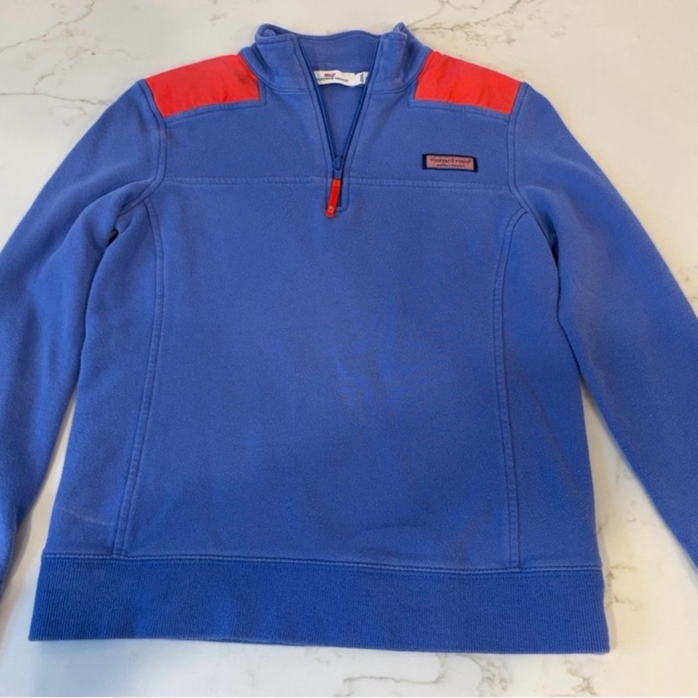 Vineyard Vines Women’s Royal Blue Quarter-Zip Size XXS